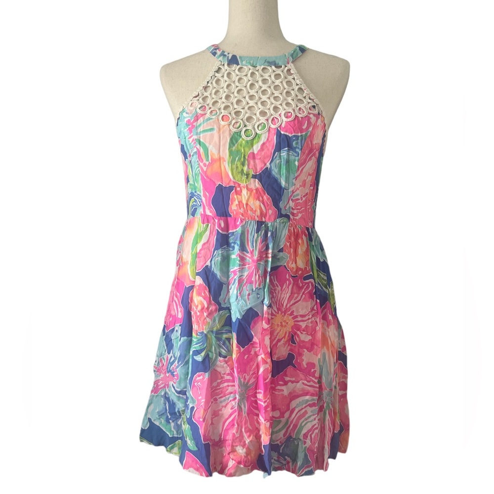 Lilly Pulitzer Colorful Floral Midi Dress